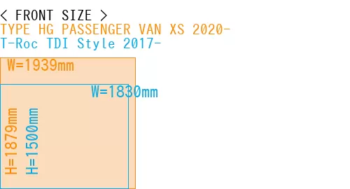 #TYPE HG PASSENGER VAN XS 2020- + T-Roc TDI Style 2017-